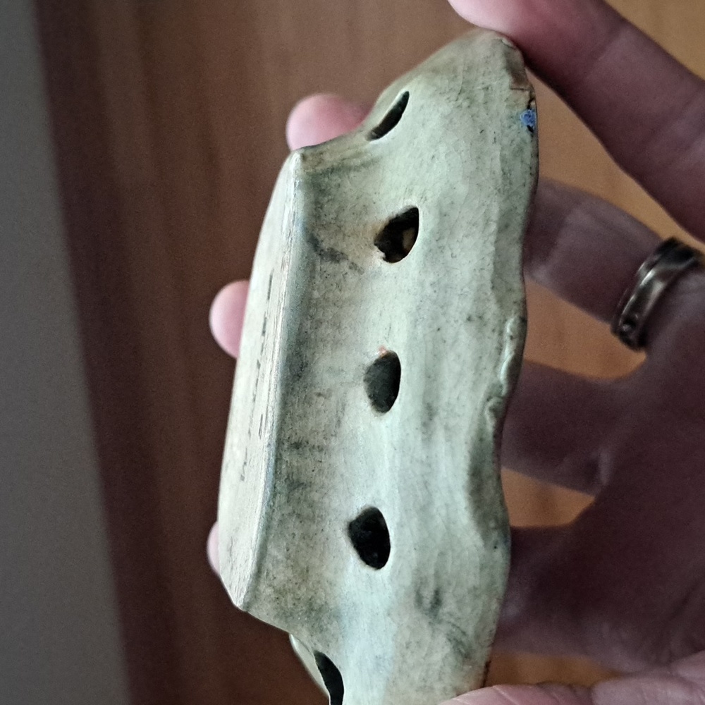 Weller Muskota" Frog on The Lillypad" Flower Frog Circa 1920s - Picture 6 of 6